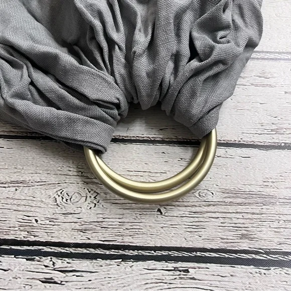 Wildbird Linen Owl Black Gray Ring Sling - Picture 5 of 8